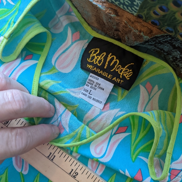 Bob Mackie wearable art jacket set - Picture 3 of 15